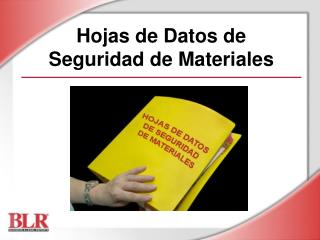 hojas de datos de seguridad de materiales