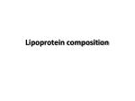 Lipoprotein composition - slide 1