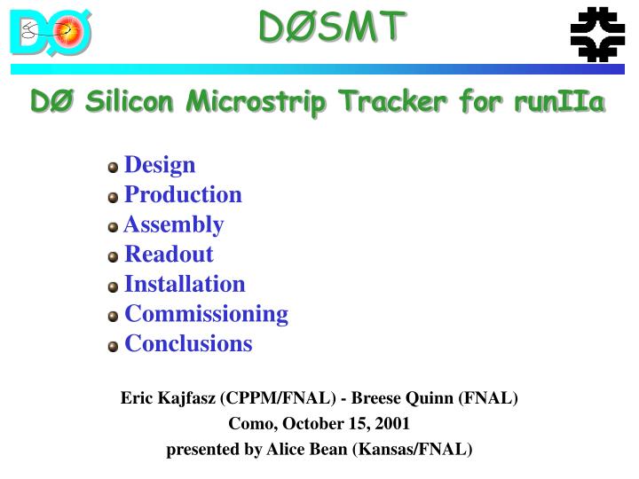d silicon microstrip tracker for runiia