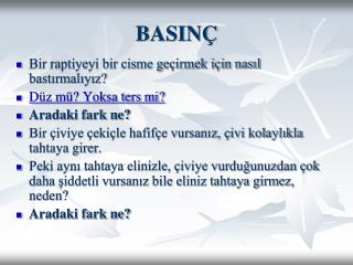 basin