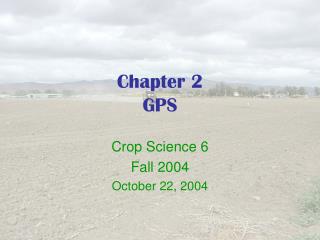 Chapter 2 GPS
