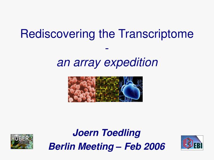 joern toedling berlin meeting feb 2006