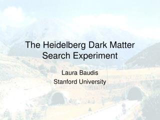 The Heidelberg Dark Matter Search Experiment