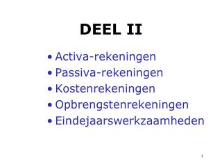 deel ii