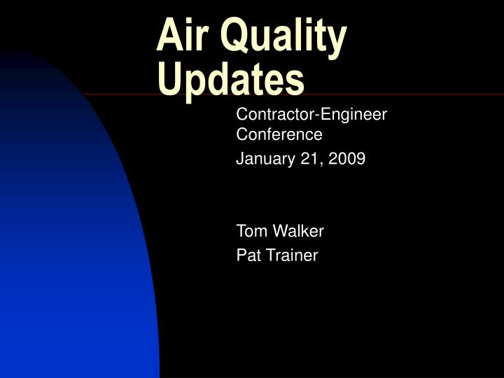 air quality updates