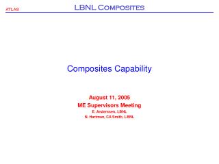 Composites Capability