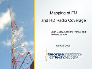 Mapping of FM and HD Radio Coverage