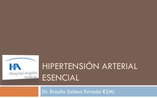 hipertensi n arterial esencial