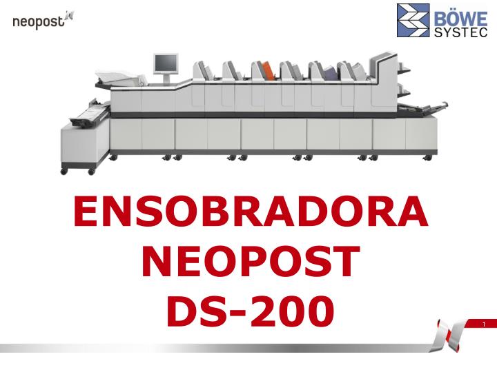 ensobradora neopost ds 200