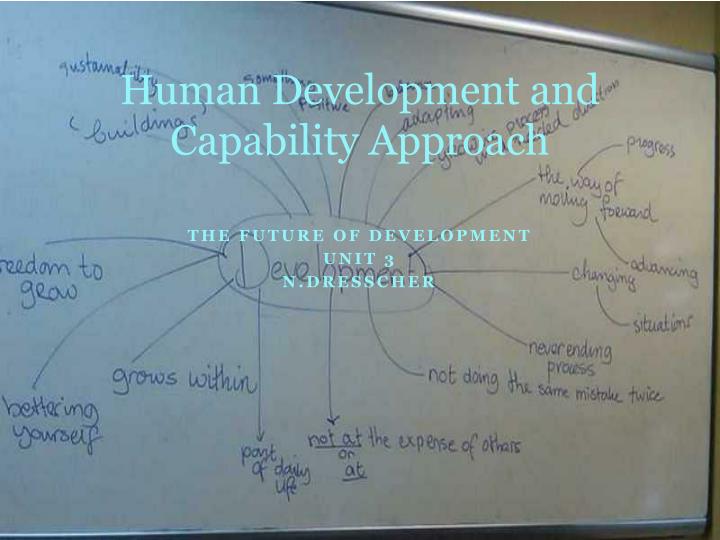 human development and capability approach