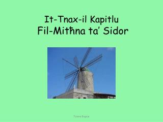 it tnax il kapitlu fil mit na ta sidor