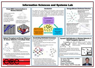 Information Sciences and Systems Lab