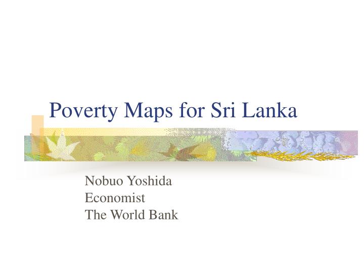 poverty maps for sri lanka
