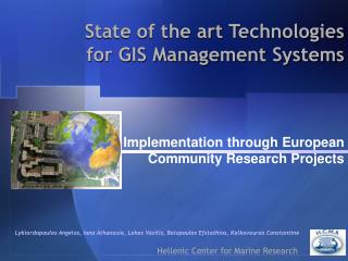 Implementation through European Community Research Projects