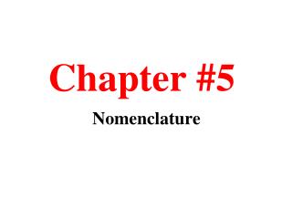 Chapter #5