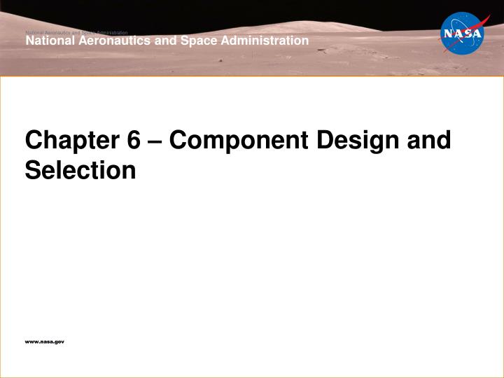chapter 6 component design and selection