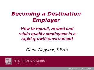 Becoming a Destination Employer