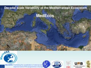 Decadal scale Variability of the Mediterranean Ecosystem MedEcos