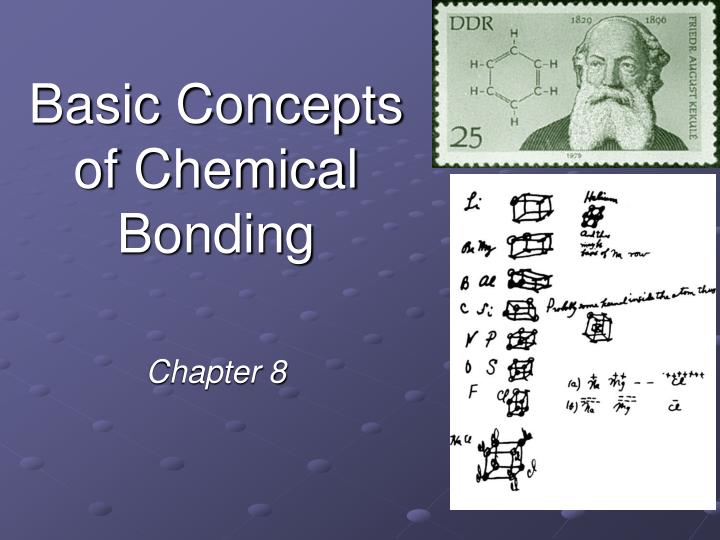 basic concepts of chemical bonding