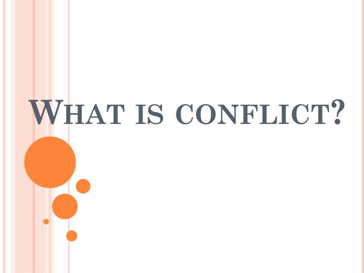 what is conflict