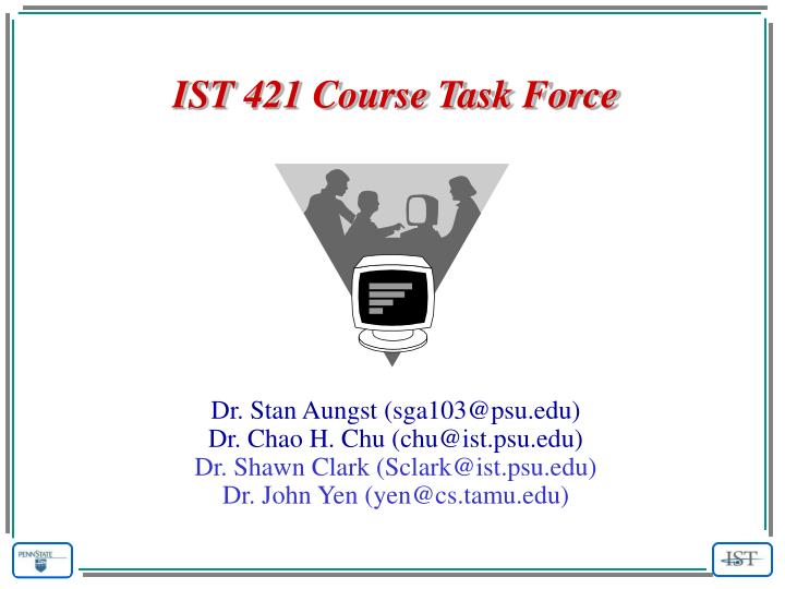 ist 421 course task force