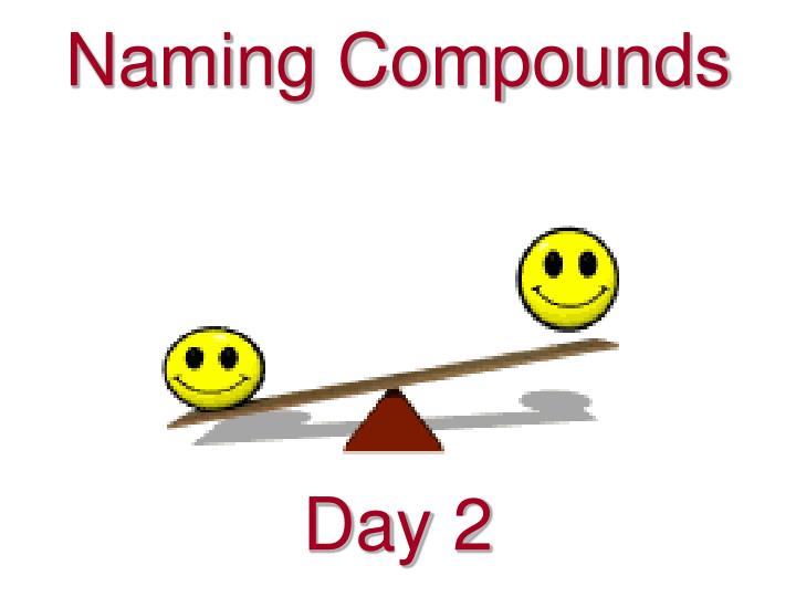 naming compounds