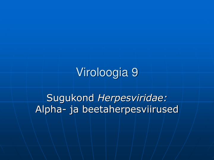 viroloogia 9
