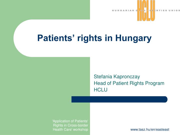 patients rights in hungary