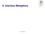 6. Interface Metaphors - slide 1