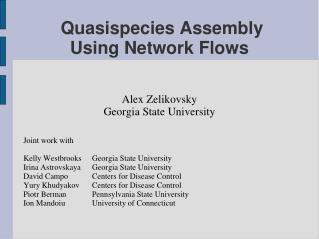 Quasispecies Assembly Using Network Flows