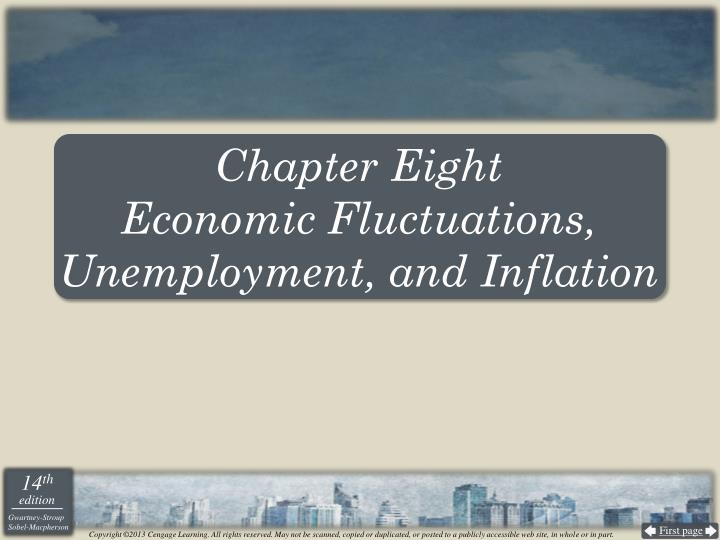 chapter eight economic fluctuations unemployment and inflation