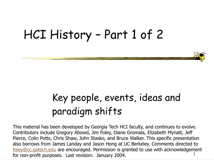 hci history part 1 of 2