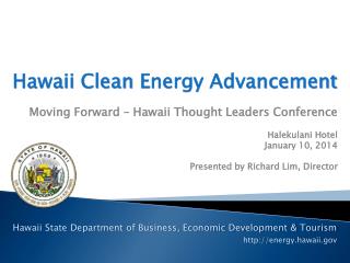 Hawaii Clean Energy Advancement