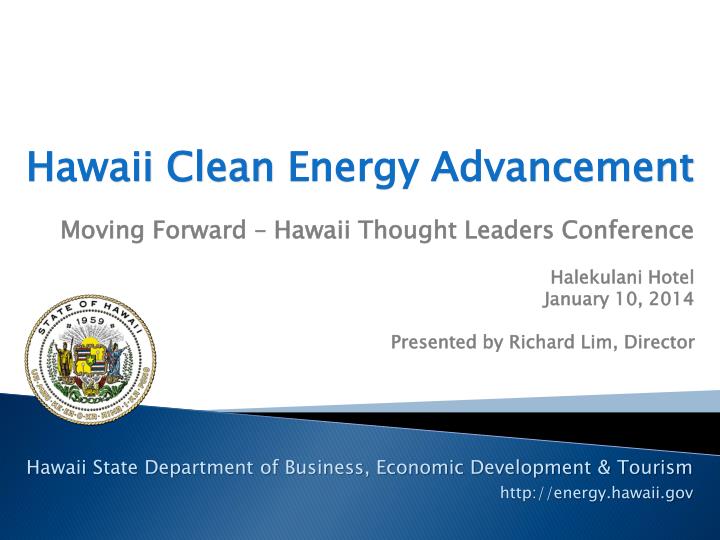 hawaii clean energy advancement