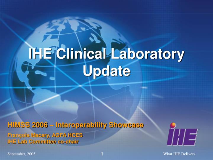 ihe clinical laboratory update