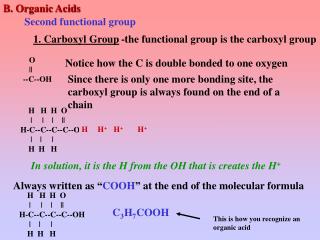 B. Organic Acids