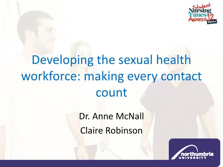 developing the sexual health workforce making every contact count