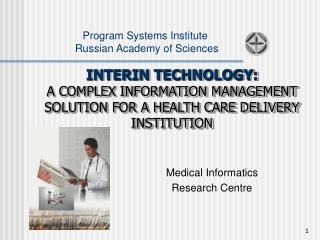 Program Systems Institute Russian Academy of Sciences