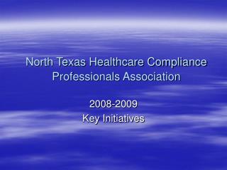 North Texas Healthcare Compliance Professionals Association
