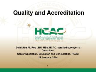 Quality and Accreditation