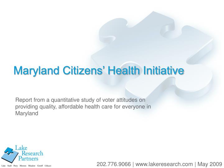 maryland citizens health initiative