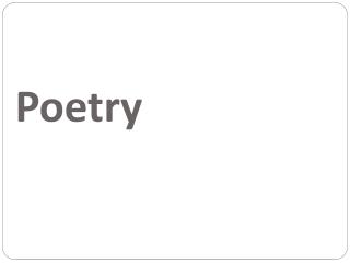 poetry