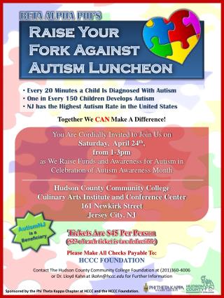 Raise Your Fork Against Autism Luncheon