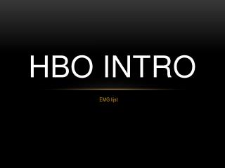 HBO Intro