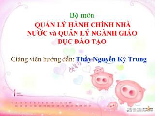 b m n qu n l h nh ch nh nh n c v qu n l ng nh gi o d c o t o