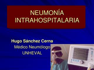 neumon a intrahospitalaria