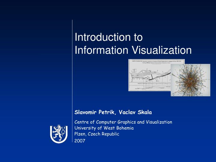 introduction to information visualization