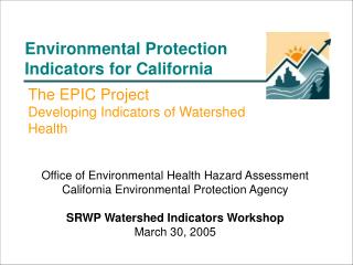 Environmental Protection Indicators for California
