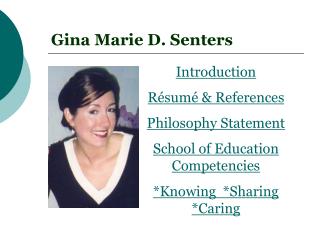 Gina Marie D. Senters