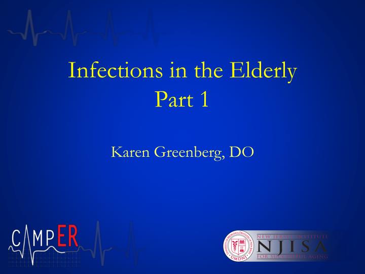 infections in the elderly part 1